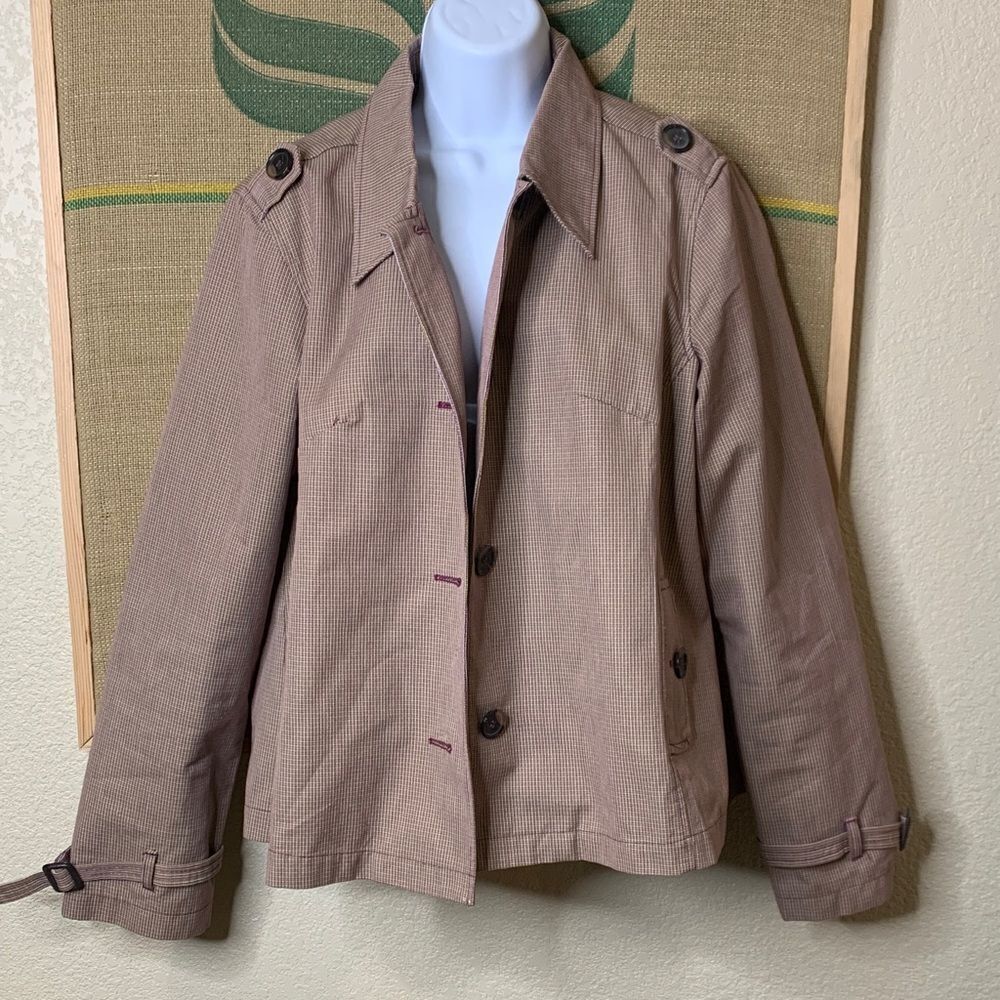 Christopher & Banks mauve Trench Coat